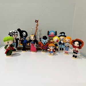 🧶Handmade crocheted One Piece doll $55/each